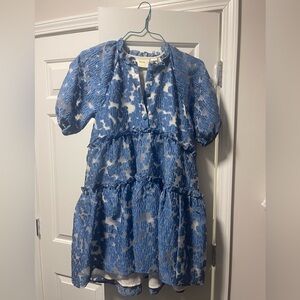 Anthropologie Maeve, XS, Blue, Lace, Dress - WORN ONCE